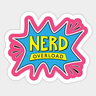 Nerd Overload - New Logo Sticker